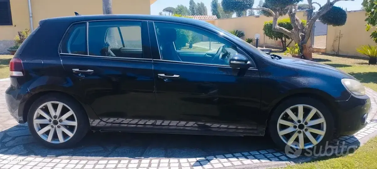 Usata VW Golf VI 140 CV (102 kW) 2009 Nero Utilitaria