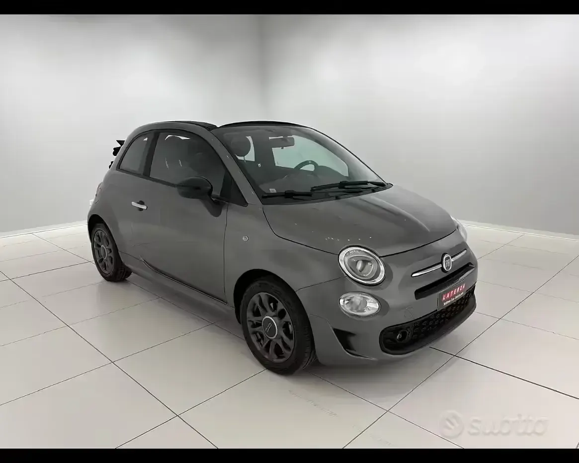 Usata Fiat 500C Connect 70 CV (51 kW) 2021 Grigio Cabrio