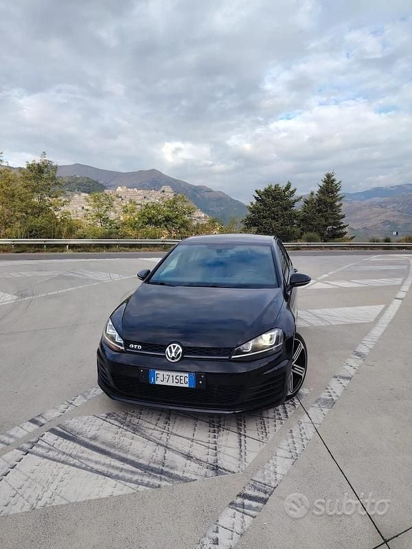 Usata VW Golf VII GTD 184 CV (135 kW) 2015 Nero Berlina