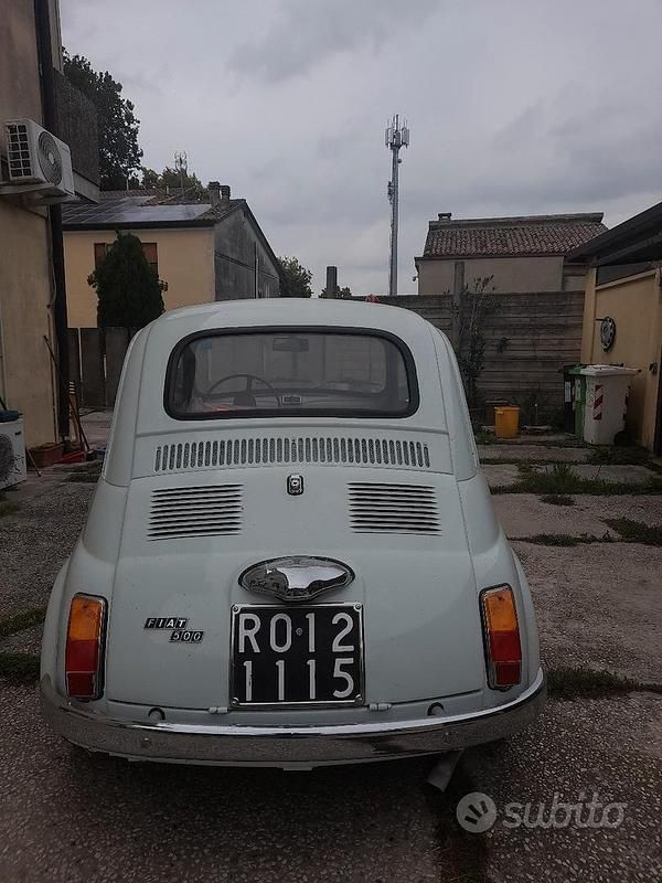 Usata Fiat 500 1970 Bianco Utilitaria