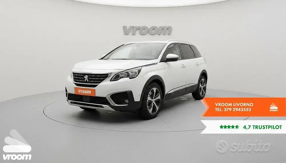 Usata Peugeot 5008 S 131 CV (96 kW) 2019 Bianco SUV