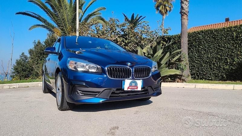 Usata BMW 216 Active Tourer Advantage 116 CV (85 kW) 2021 Blu/azzurro Monovolume