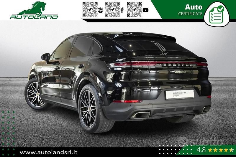 Usata Porsche Cayenne Coupe 470 CV (345 kW) 2024 Nero Coupé