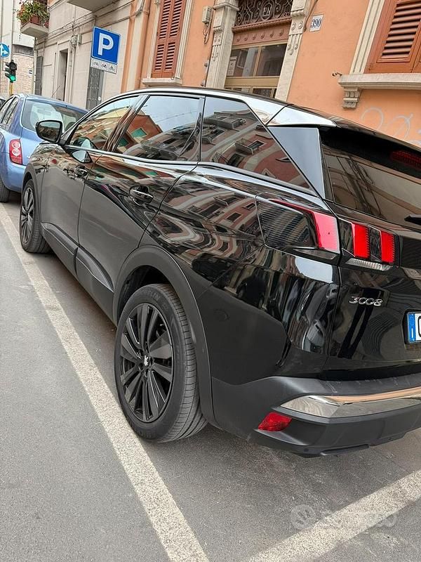Usata Peugeot 3008 131 CV (96 kW) 2020 Nero Berlina