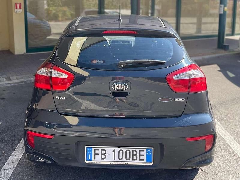 Usata Kia Rio Active 75 CV (55 kW) 2015 Blu/azzurro Berlina