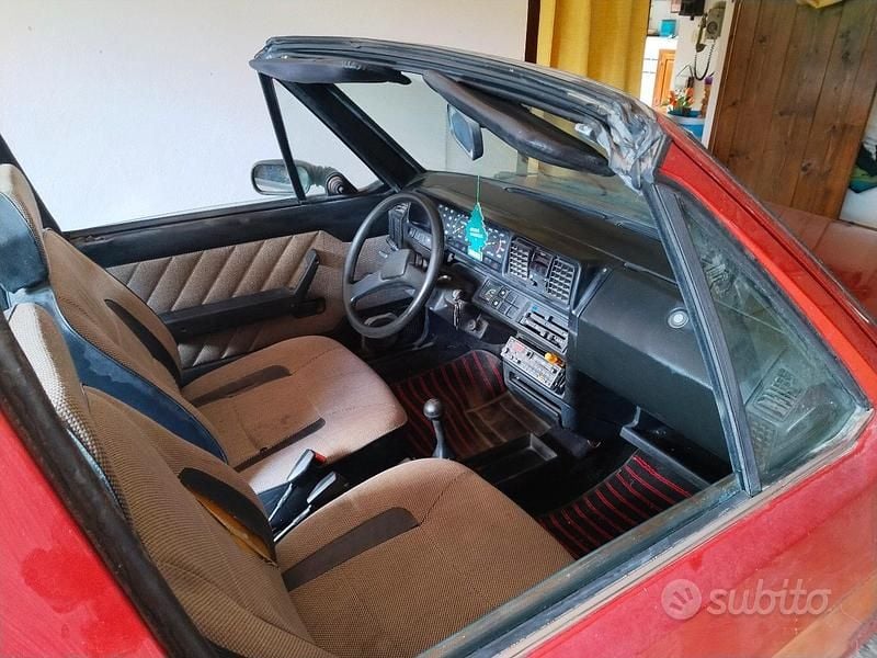Usata Fiat Ritmo 130 CV (95 kW) 1983 Rosso Cabrio