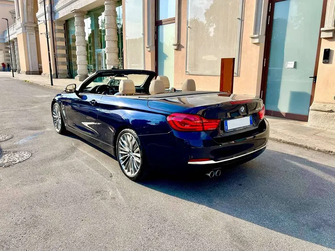 Usata BMW 425 Luxury Line 224 CV (164 kW) 2017 Blu/azzurro Coupé