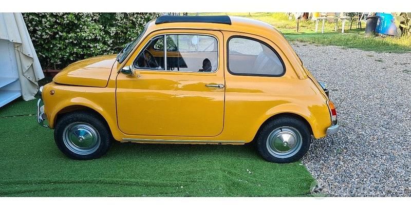 Usata Fiat 500 1970 Giallo Utilitaria