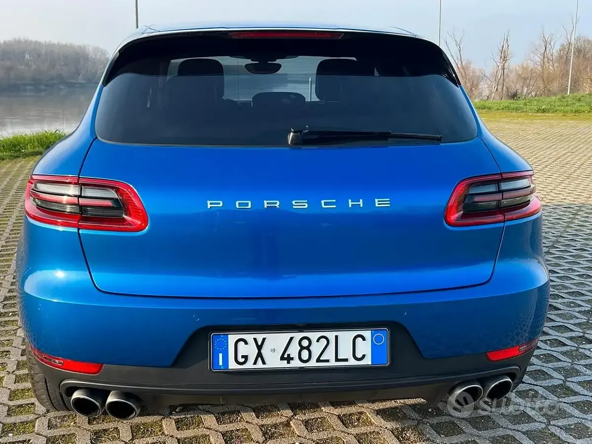 Usata Porsche Macan 250 CV (183 kW) 2014 Blu SUV