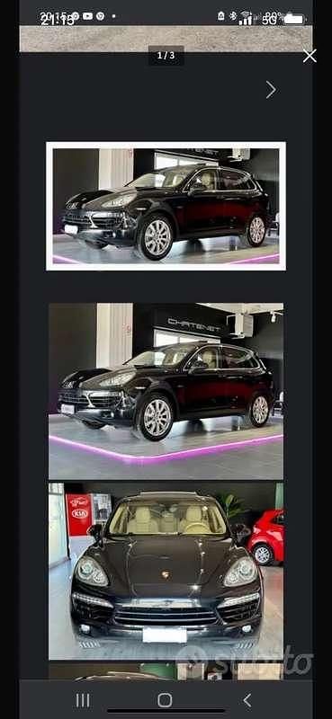 Nero Usata 2012 Porsche Cayenne SUV | 24.500 € (Buon prezzo) - Immagine 1/4