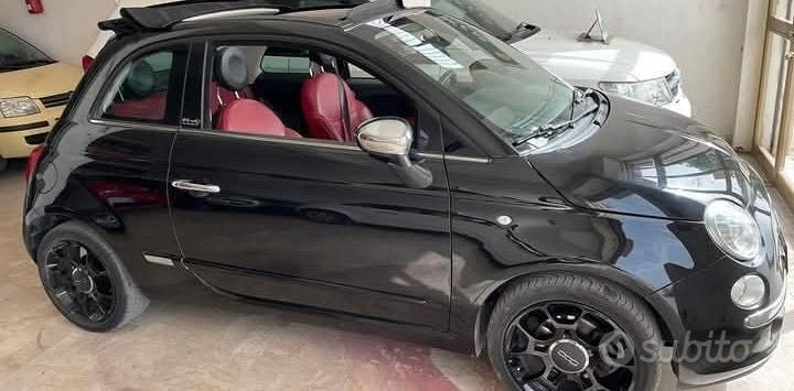 Usata Fiat 500 95 CV (69 kW) 2012 Nero Cabrio