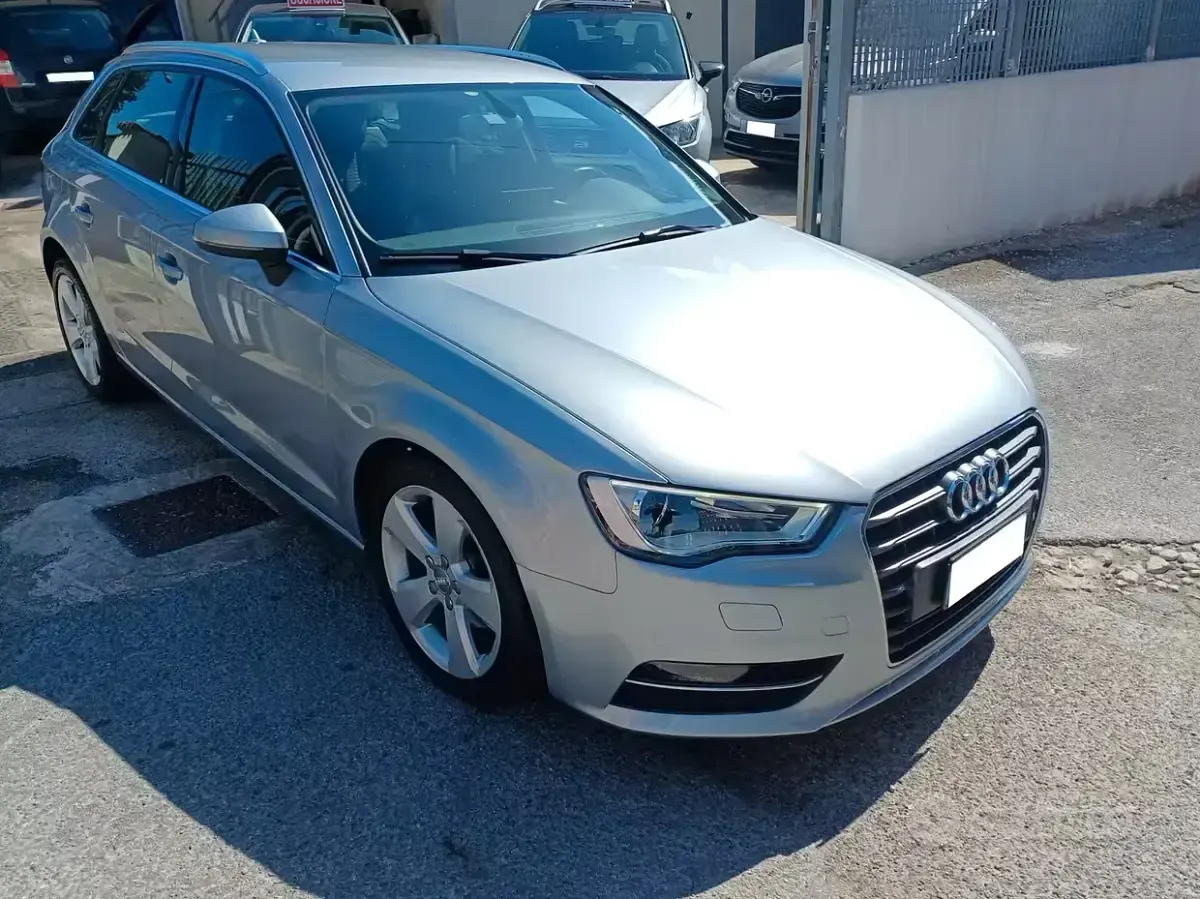 Usata Audi A3 Ambition 110 CV (80 kW) 2014 Grigio Berlina
