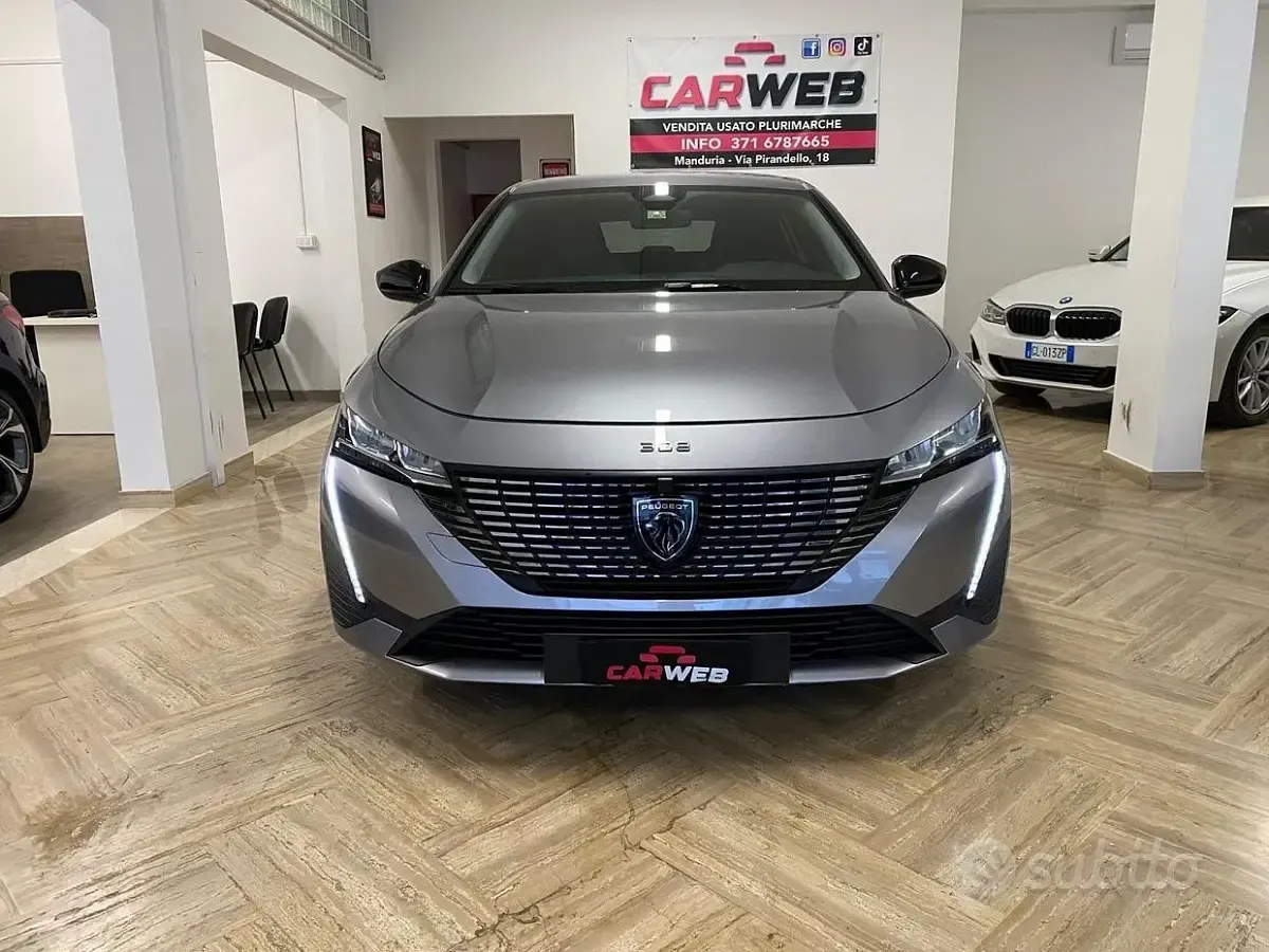 Usata Peugeot 308 Allure 131 CV (96 kW) 2023 Grigio Berlina
