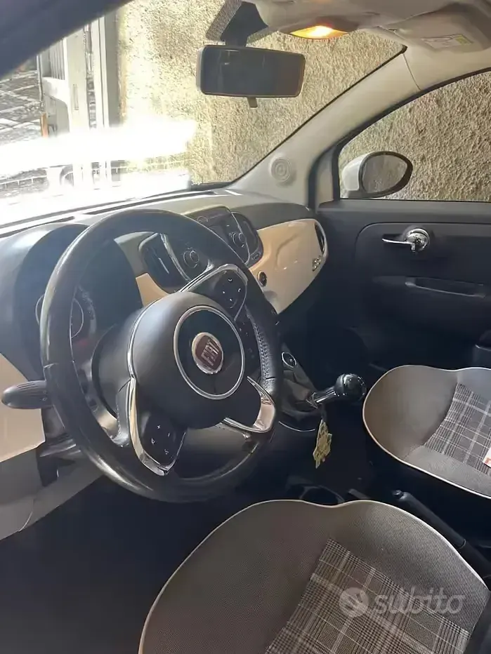 Usata Fiat 500 95 CV (69 kW) 2016 Bianco