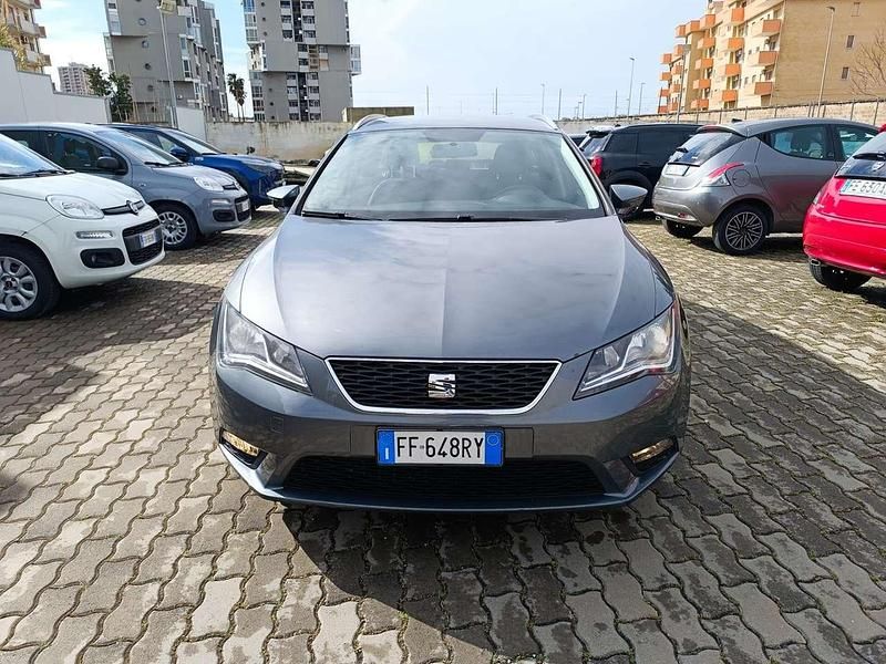 Usata Seat Leon ST Business 110 CV (80 kW) 2016 Grigio Station wagon