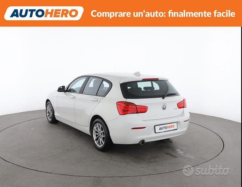 Usata BMW 118 Advantage 2019 Bianco Utilitaria