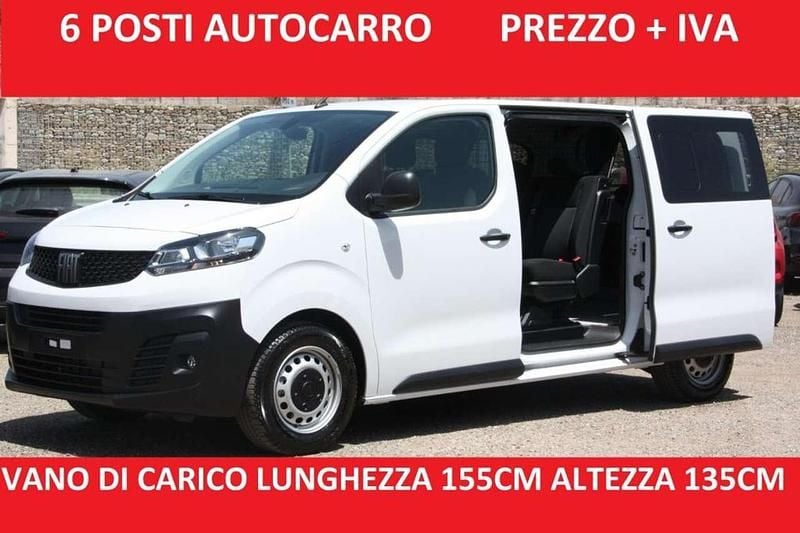 Nuova Fiat Scudo 145 CV (106 kW) 2025 Bianco Furgone