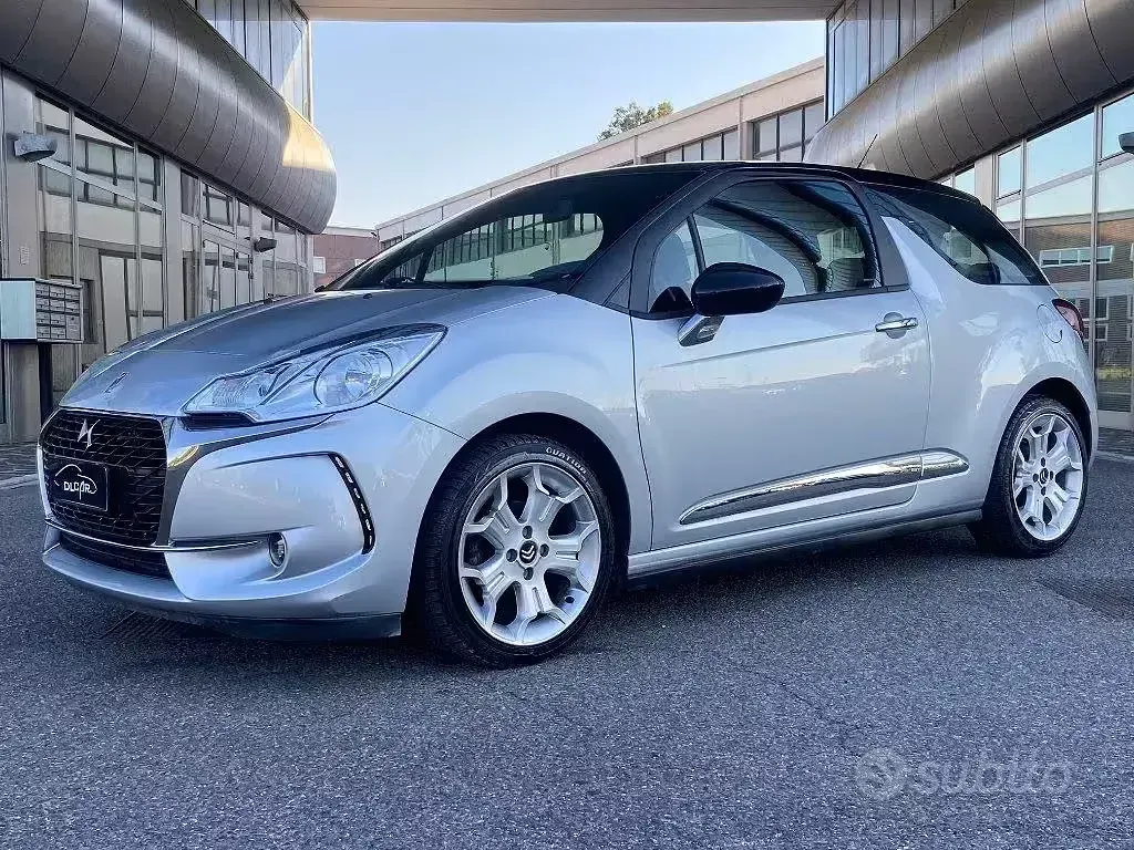 Usata DS Automobiles DS3 Sport Chic 75 CV (55 kW) 2018 Grigio Coupé