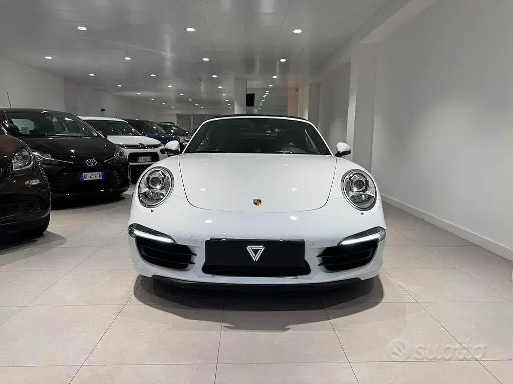 Usata Porsche 911 Carrera 4S Cabriolet 400 CV (294 kW) 2014 Bianco Cabrio
