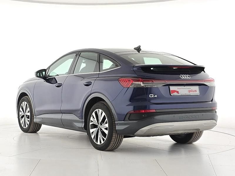 Usata Audi Q4 Sportback e-tron Advanced 150 kW (204 CV) 2022 Blu/azzurro SUV
