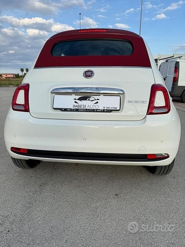 Begagnad Fiat 500C Club 70 HK (51 kW) 2022 Vit Cab