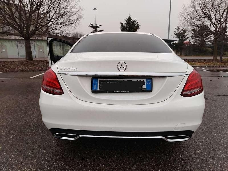 Usata Mercedes C220 Business 170 CV (125 kW) 2016 Bianco Berlina