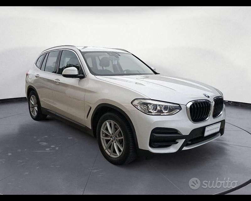 Usata BMW X3 Advantage 190 CV (139 kW) 2019 Mineral white metallizzato SUV
