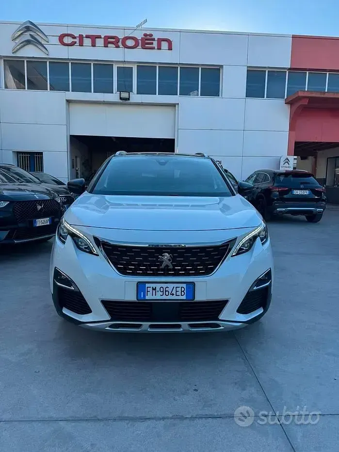 Usata Peugeot 3008 GT-line 120 CV (88 kW) 2017 Bianco SUV