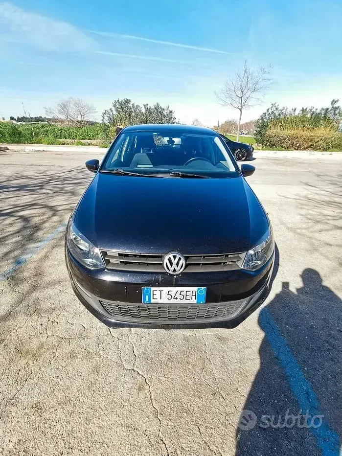 Usata VW Polo Comfortline 75 CV (55 kW) 2012 Nero Utilitaria