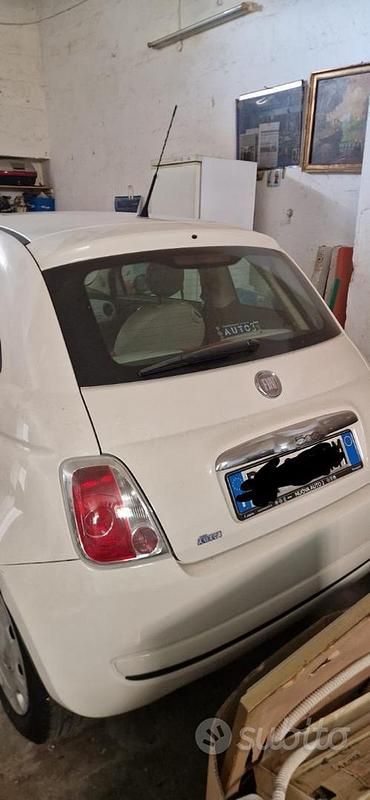 Usata Fiat 500 2009 Bianco Cabrio