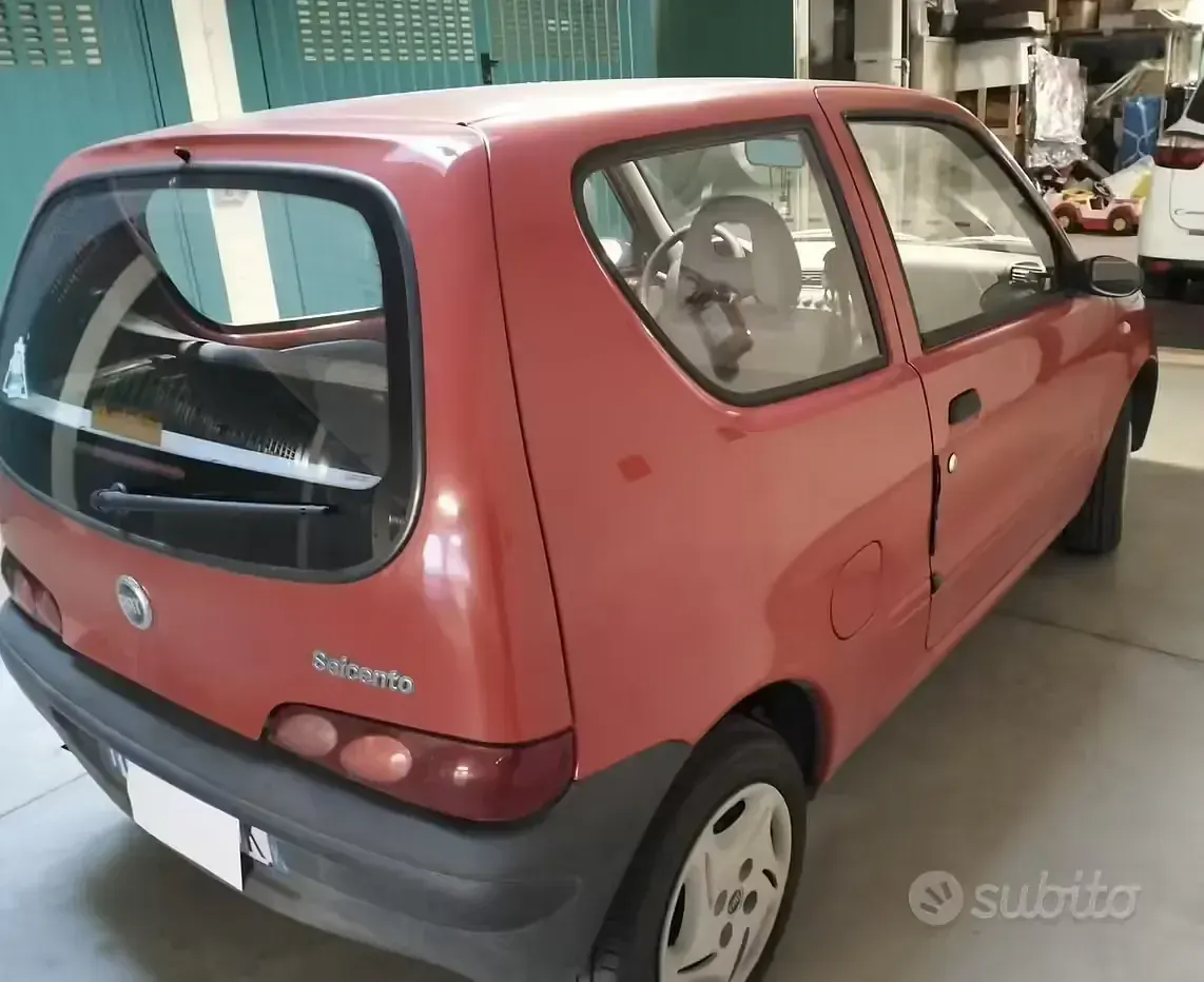 Usata Fiat 600 2004 Rosso Utilitaria