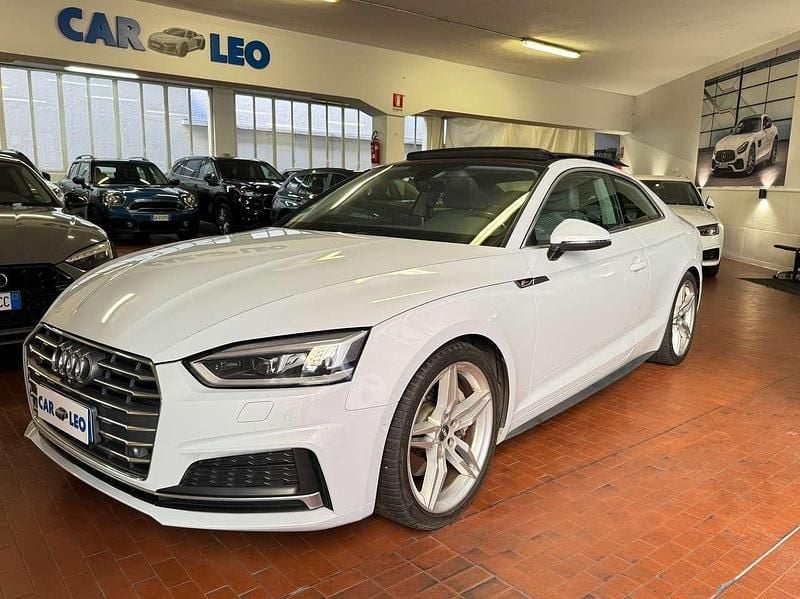 Bianco Usata 2019 Audi A5 S-Line Coupé | 23.800 € (Buon prezzo) - Immagine 1/4