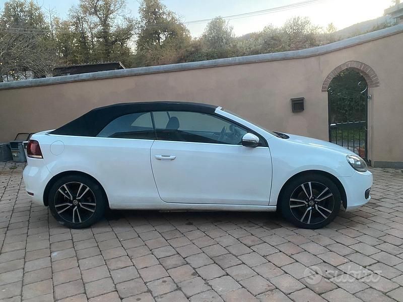 Usata VW Golf Cabriolet 2014 Bianco Cabrio