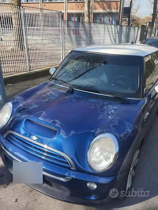 Usata Mini Cooper S 163 CV (119 kW) 2004 Blu Utilitaria