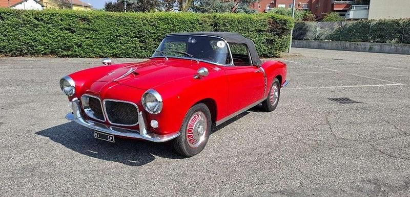 Usata Fiat 1200 58 CV (42 kW) 1958 Rosso / pastello Cabrio