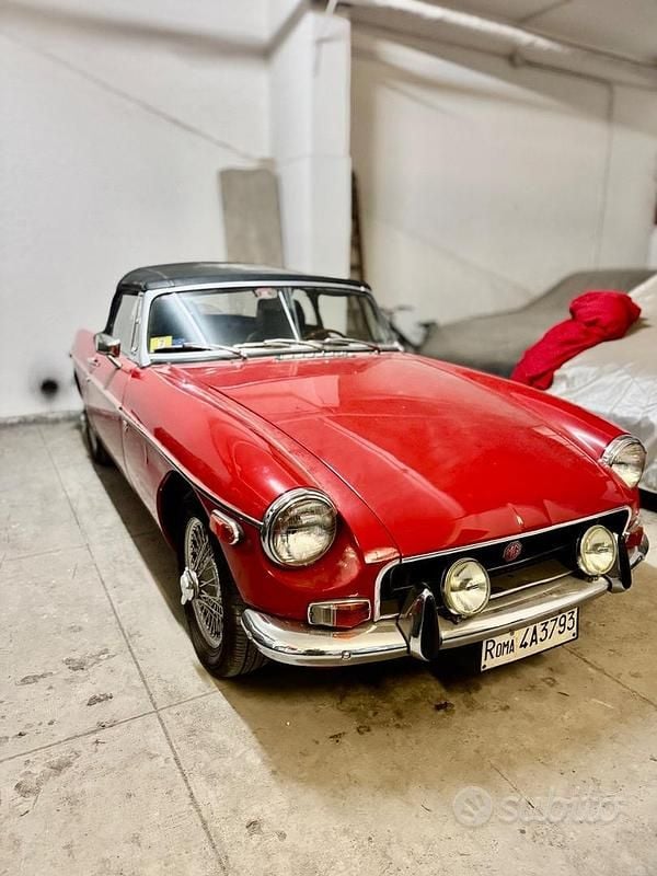 Usata MG B 1970 Rosso Cabrio