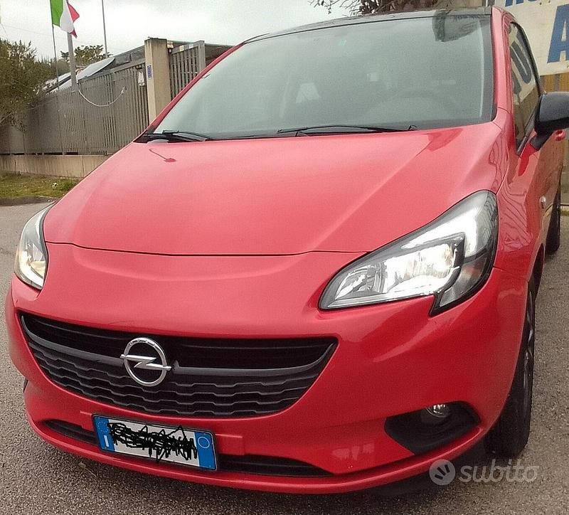 Usata Opel Corsa 95 CV (69 kW) 2016 Rosso Coupé