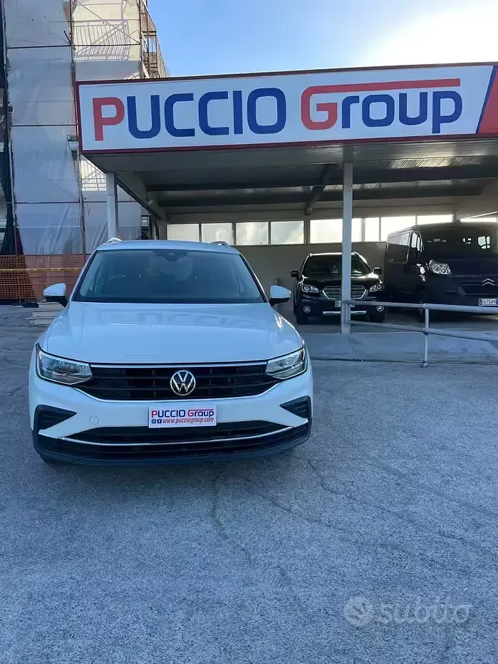 Usata VW Tiguan Life 122 CV (89 kW) 2021 Bianco SUV