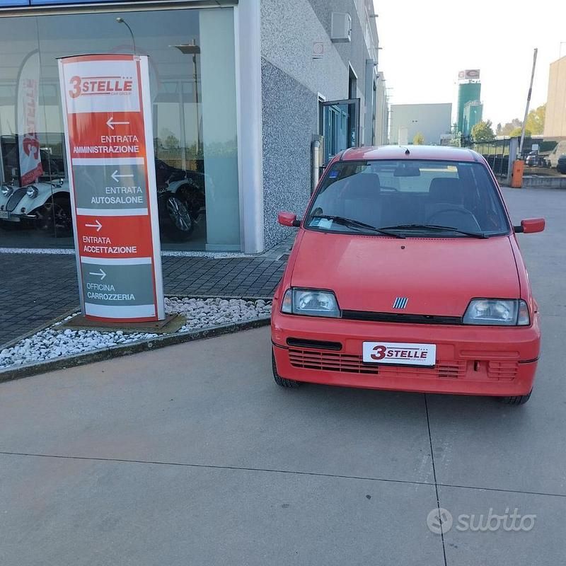 Usata Fiat Cinquecento 54 CV (39 kW) 1996 Rosso Utilitaria
