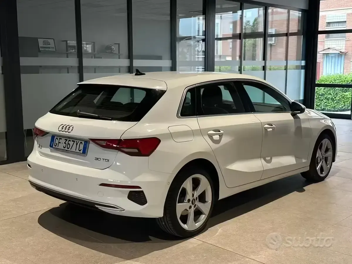 Usata Audi A3 116 CV (85 kW) 2021 Bianco Berlina