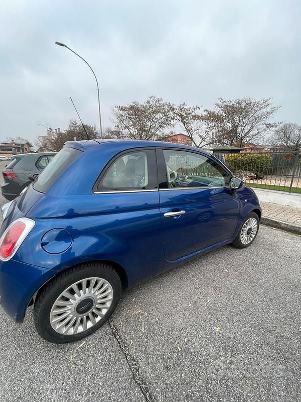 Usata Fiat 500 Pop 69 CV (50 kW) 2009 Blu Berlina