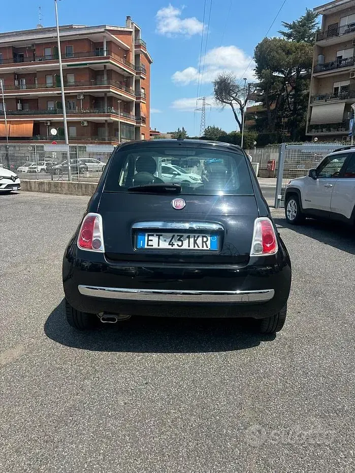 Usata Fiat 500 Lounge 69 CV (50 kW) 2013 Nero Berlina