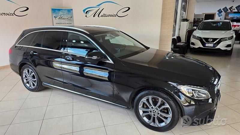 Usata Mercedes C220 Exclusive 169 CV (124 kW) 2017 Nero Station wagon