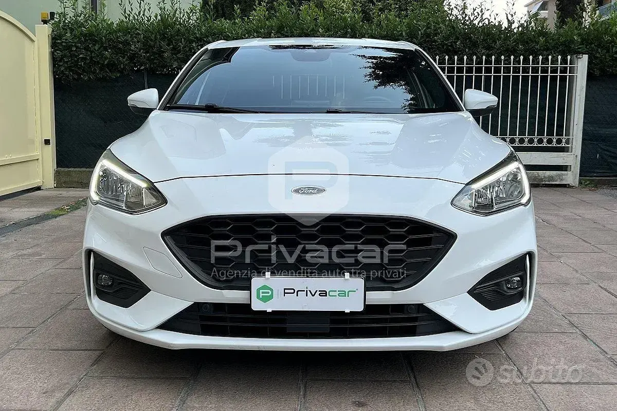 Usata Ford Focus ST-Line 125 CV (91 kW) 2018 Bianco Utilitaria