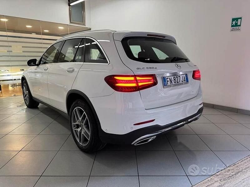 Usata Mercedes GLC250 Premium 204 CV (150 kW) 2018 Bianco SUV
