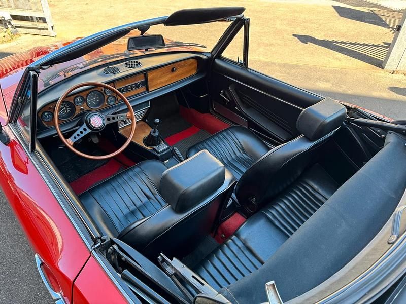 Usata Fiat 124 Spider Abarth 88 CV (64 kW) 1972 Rosso Cabrio