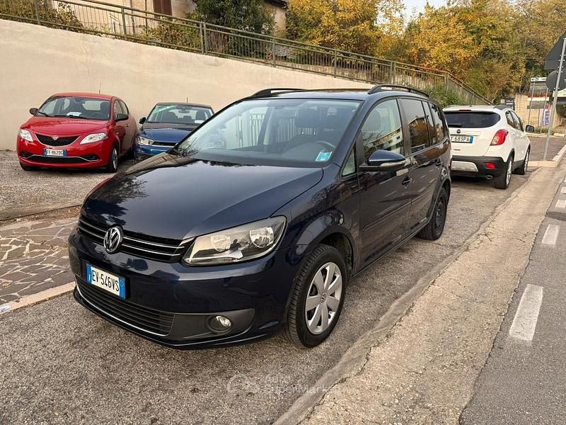 Usata VW Touran Highline 150 CV (110 kW) 2014 Blu Monovolume