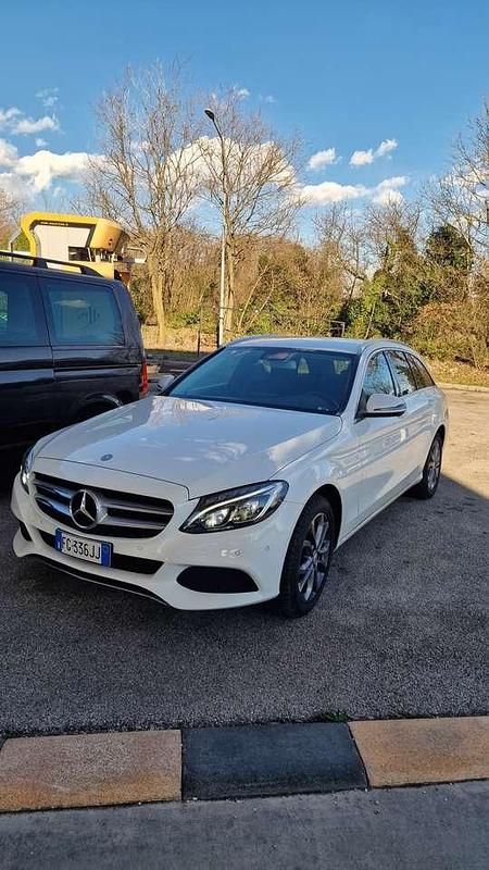 Usata Mercedes C200 Premium Plus 136 CV (100 kW) 2016 Bianco Station wagon