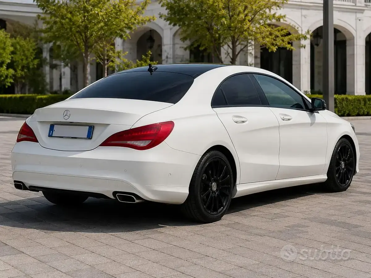 Usata Mercedes CLA220 177 CV (130 kW) 2016 Bianco Berlina