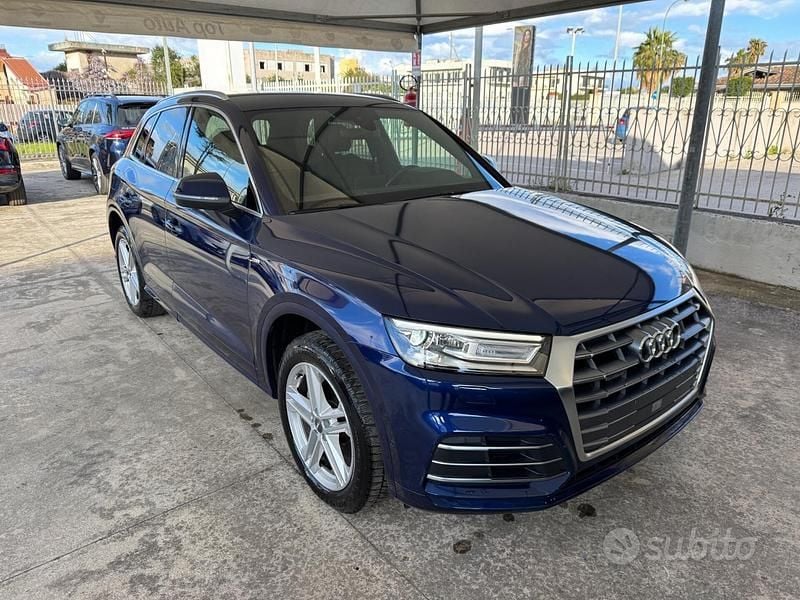 Usata Audi Q5 S-Line 190 CV (139 kW) 2019 Blu SUV